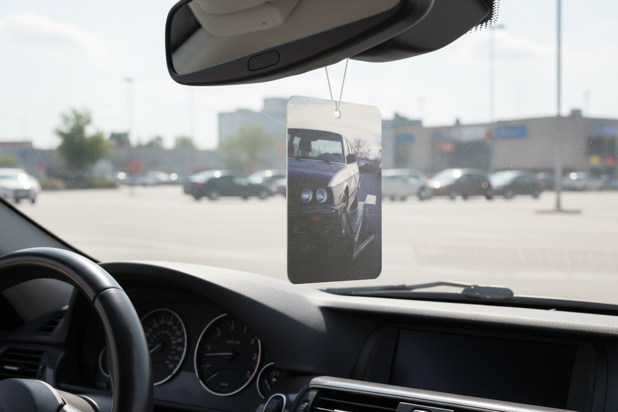 Air freshener in car interior